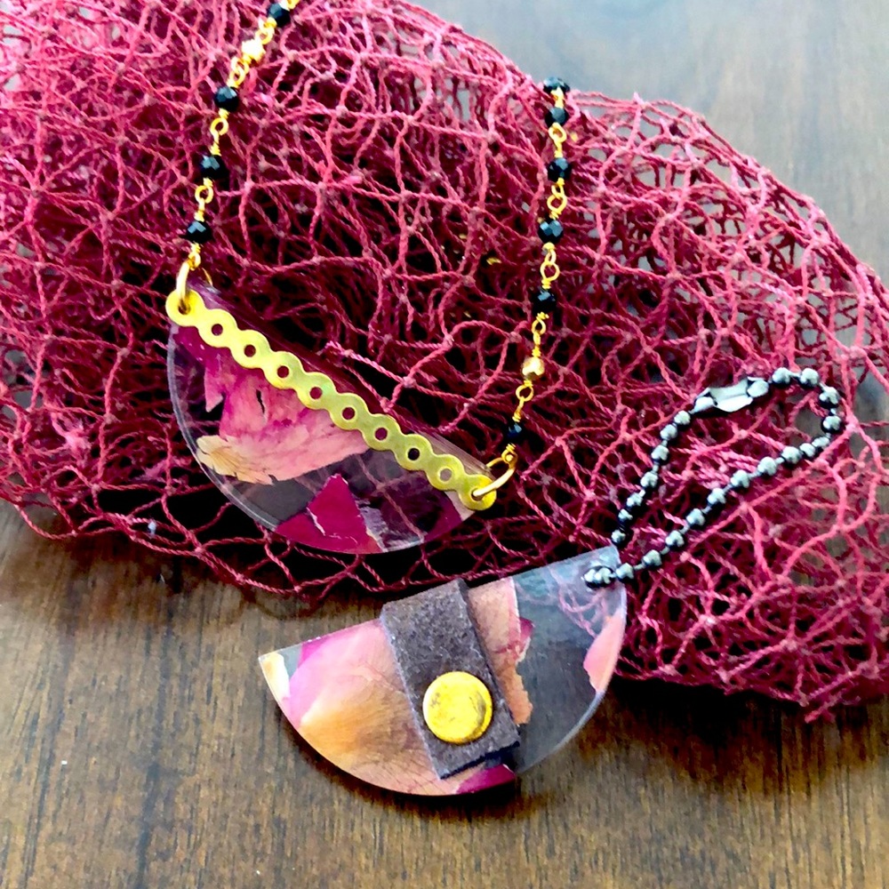 Color by Amber necklace and keychain set